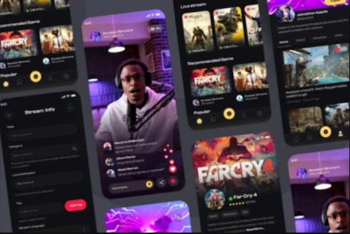 build live streaming app, video streaming, music app