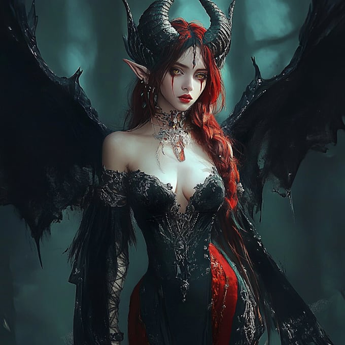 create images for characters in horror and dark fantasy