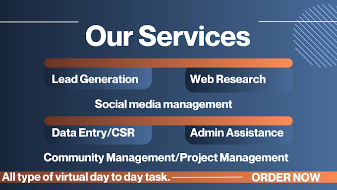 be your virtual assistant for long term or short term projects