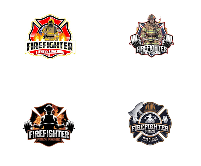 design wonderful firefighter logo
