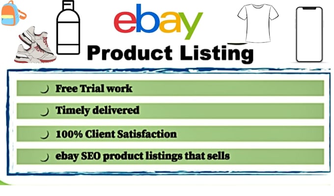 do ebay listing, ebay seo listing, ebay lister