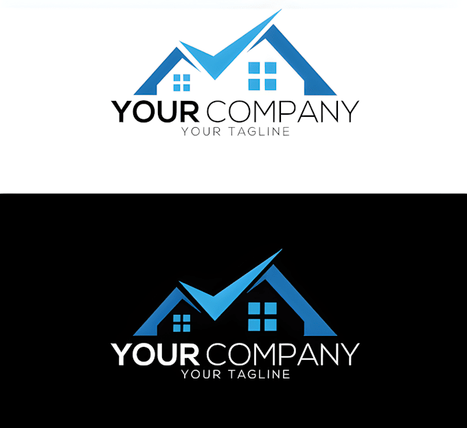 do roofing construction business logo
