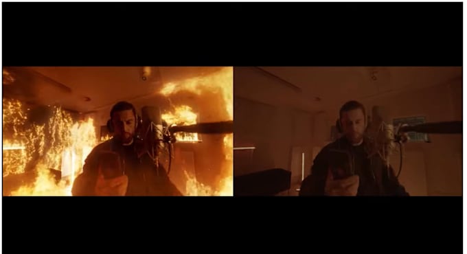 create special effect cgi compositing video editing visual effect fire explosion