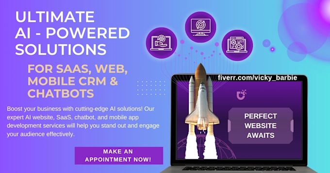 build ai website, ai saas, ai chatbot, ai mobile app ai influencer