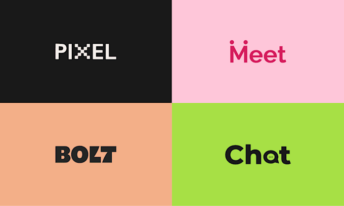 design a unique text based wordmark, lettermark, typography or logotype