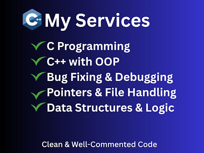 do c programming tasks oop and bug fixing