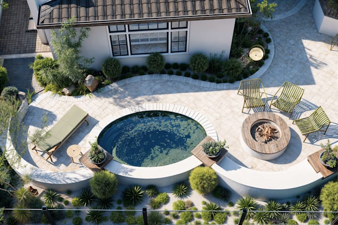 create stunning 3d landscape and exterior visuals