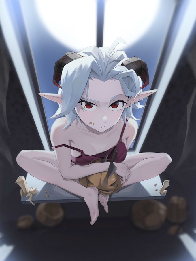 draw anime character, fanart, oc