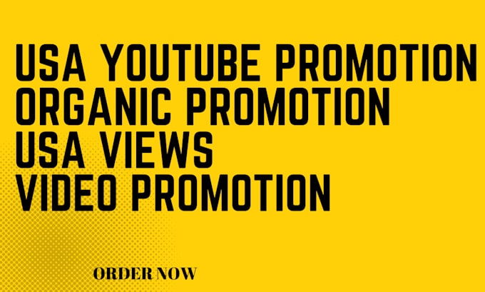 do organic usa youtube promotion, usa view