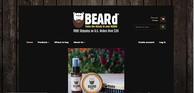 build 7fgure profitable beard oil shopify store ecommerce  website