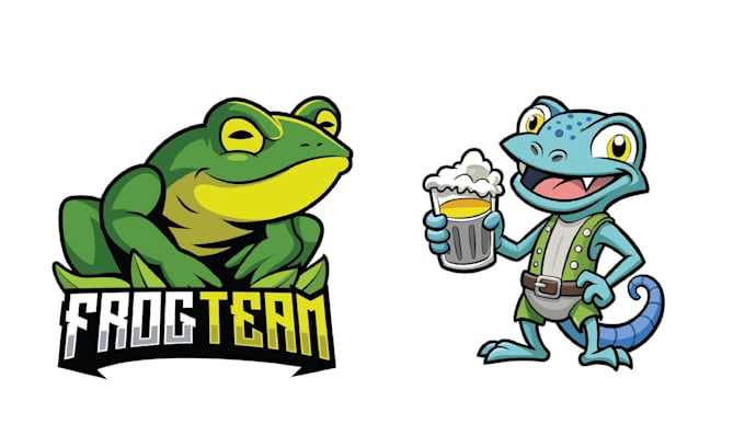 design amazing frog mascot logo for your