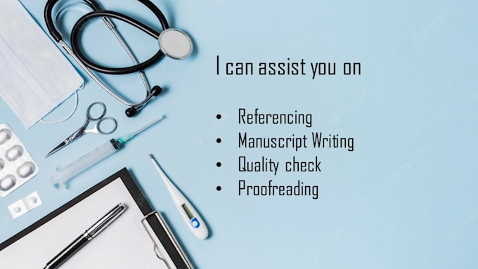 edit, review and proofread your manuscript