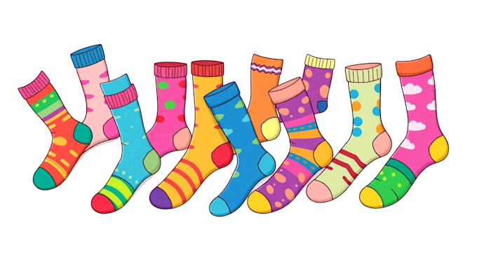 design custom and unique socks design