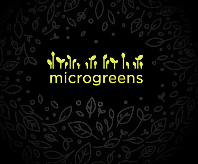 organic microgreen seedlings logo