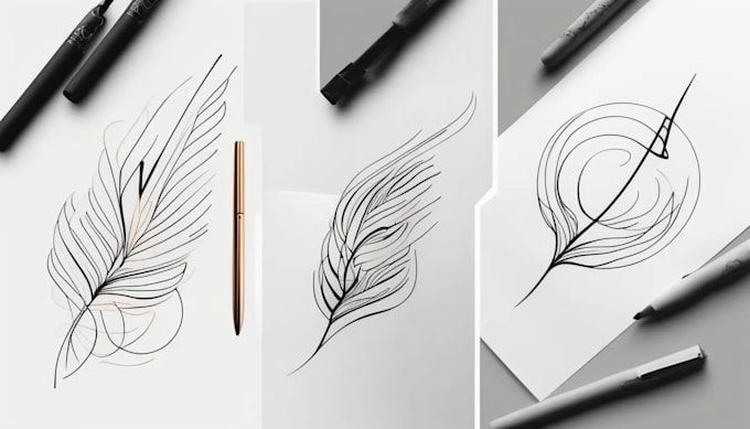 create arabic and persian minimal calligraphy tattoo