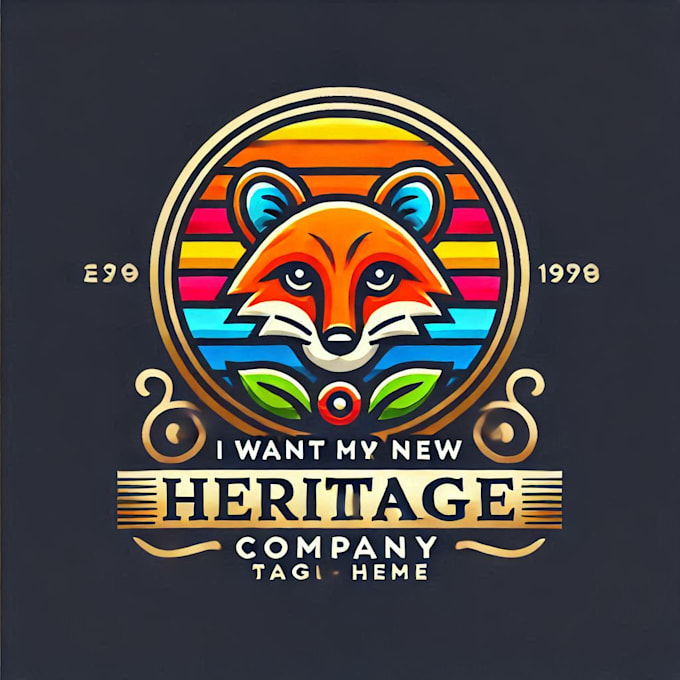 do make heritage mascot logo design with 1 day delivery