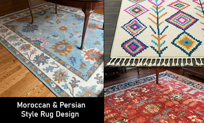 create persian and moroccan style rugs and carpet design