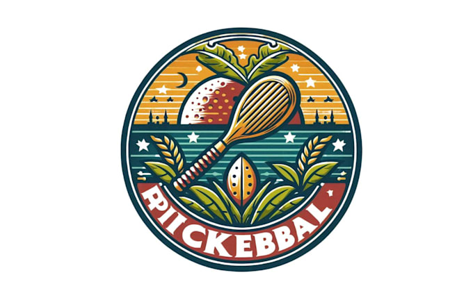 do make an modern unique pickleball logo