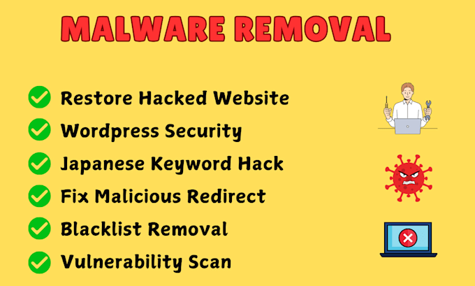 remove malware and install security in your website