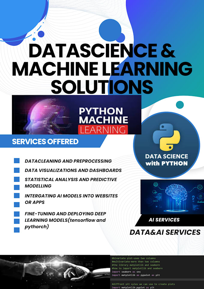 develop machine learning and ai solutions for you