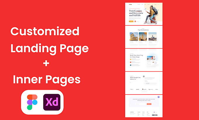 design stunning  website uiux design in figma