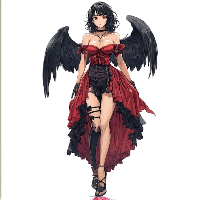 draw original anime character