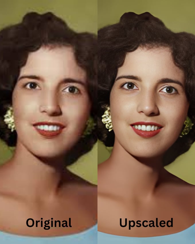enhance, upscale, and change emotions in images