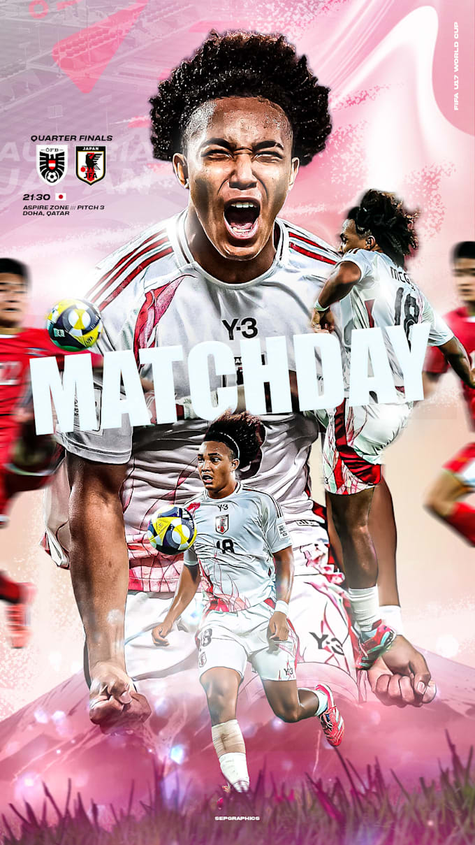 create sports gameday graphics