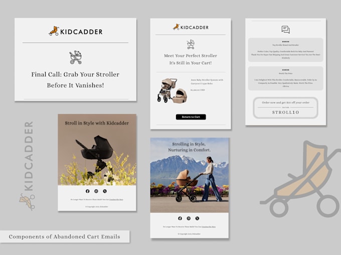 design conversion optimized klaviyo email templates for campaigns and flows