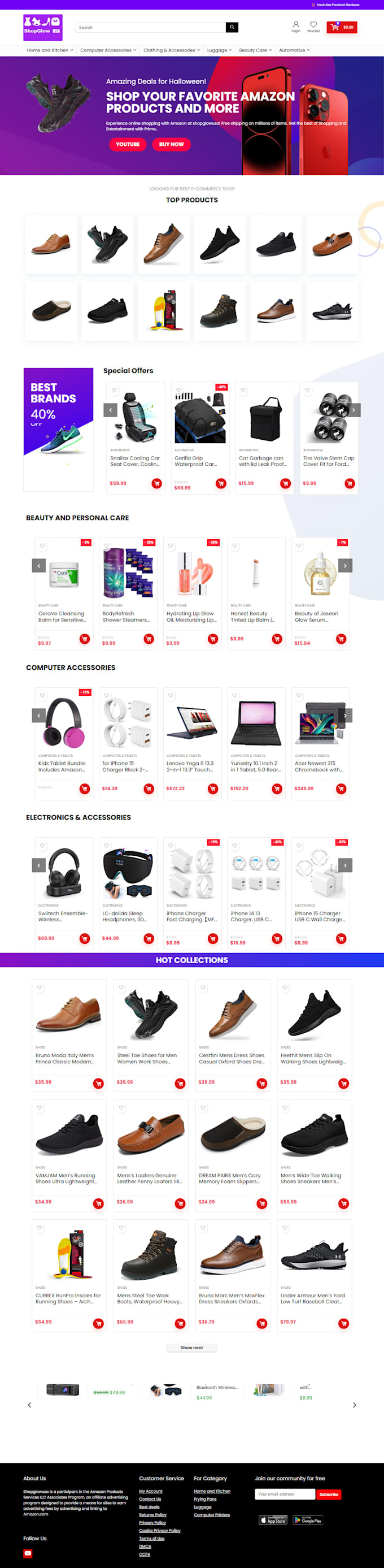 create a passive earn ecommerce store