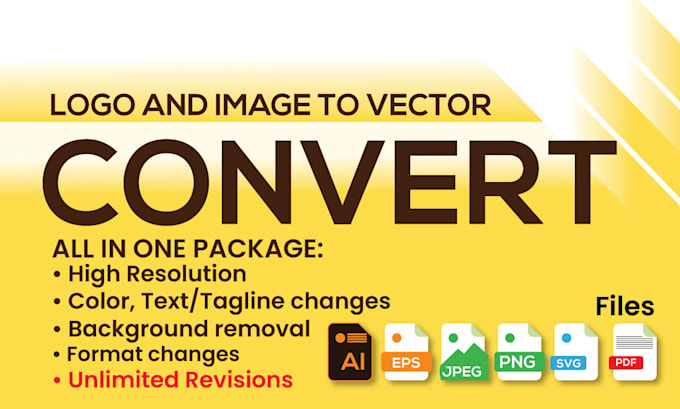 edit, modify, redesign, vectorize, and update your logo in 24 hours