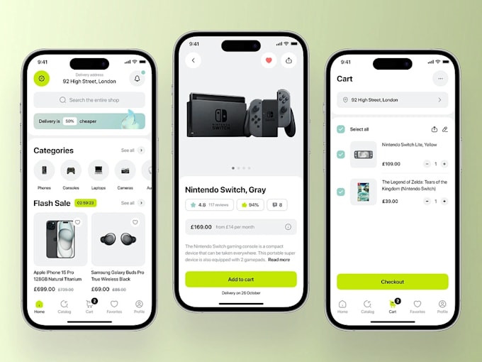 design modern UI UX for mobile apps