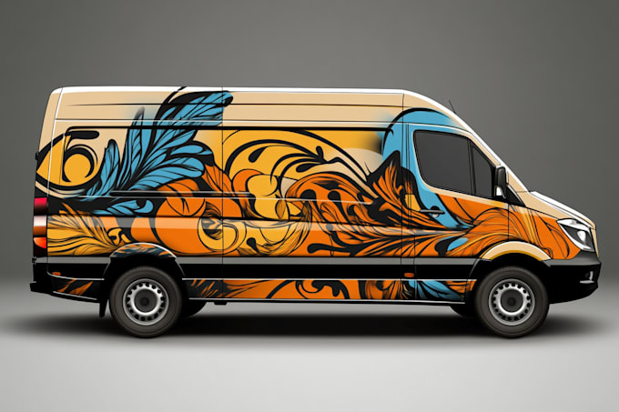 do car wrap design, vehicle wrap design, van wrap design