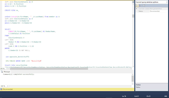 design your database and queries
