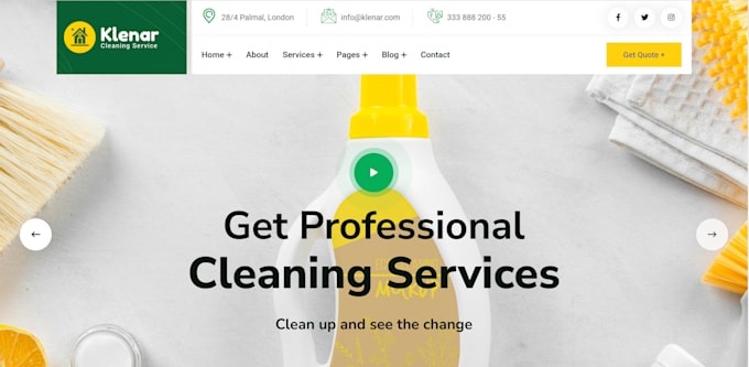 cleaning service website with booking koala, booking koala website bookingkoala