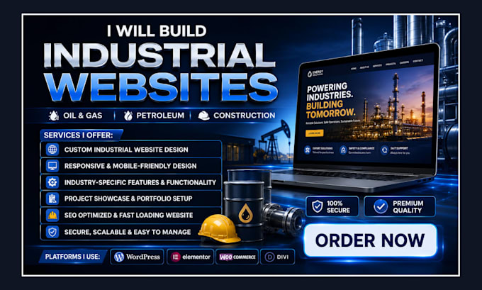 build responsive earthwork website roofing construction website wordpress websit