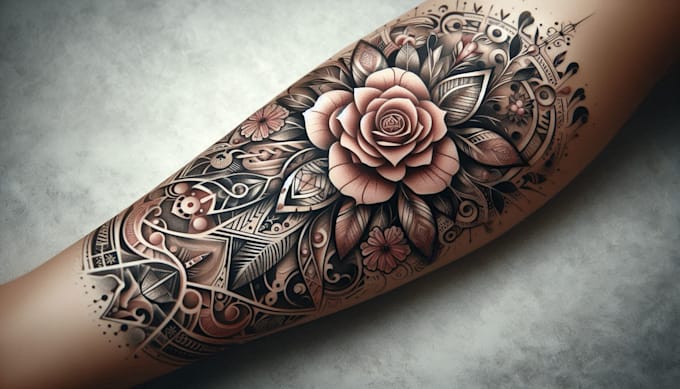 create authentic custom tattoo design