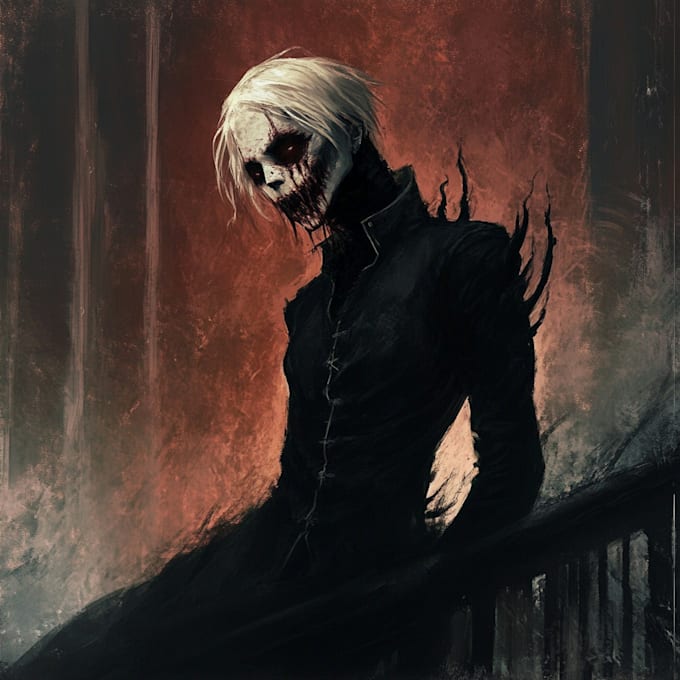 make fantasy horror character and monster art