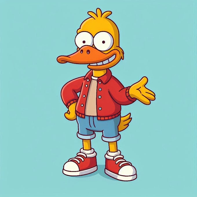 make you as the best simpson yellow cartoon character