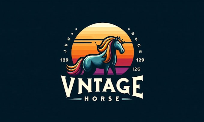 design a professional horse logo