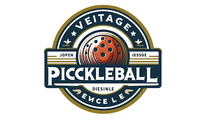 design excellent pickleball logo