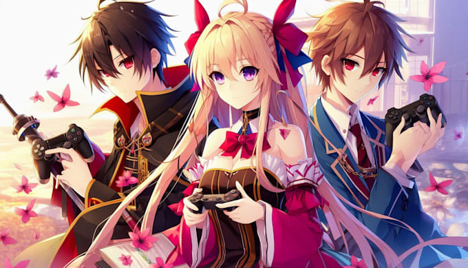 draw anime, manga or game characters
