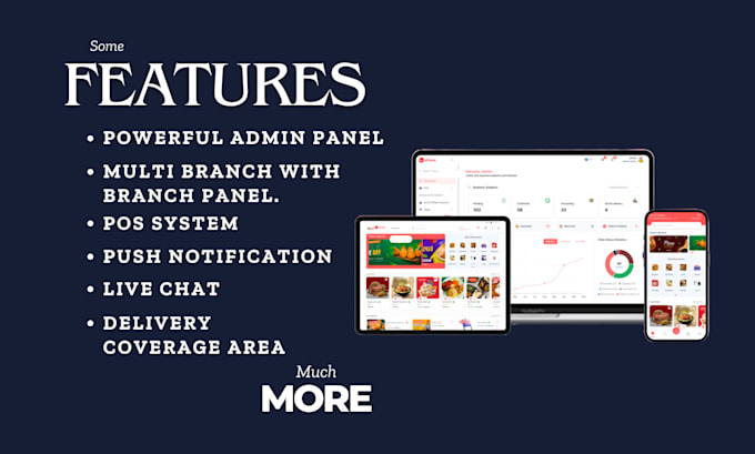 develop restaurant app I food delivery app I online ordering