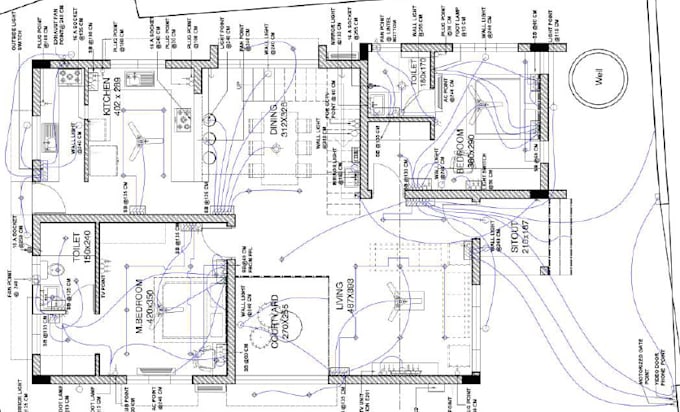 floor plan , sections and elevations
