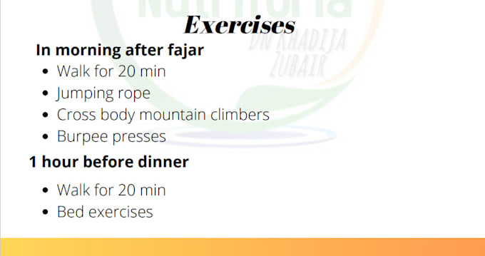 make personalized diet plan and caloric count recipies