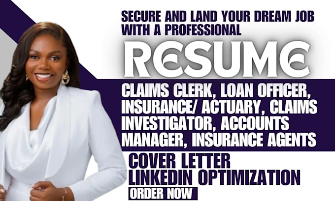 write ats resume for insurance agent real estate realtor claims sales manager CV