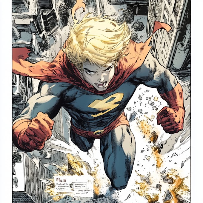 do superhero action comic for you