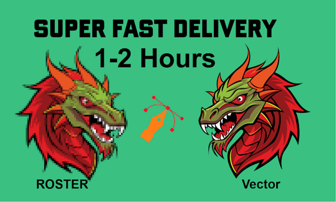 manually vector tracing or convert to vector super fast
