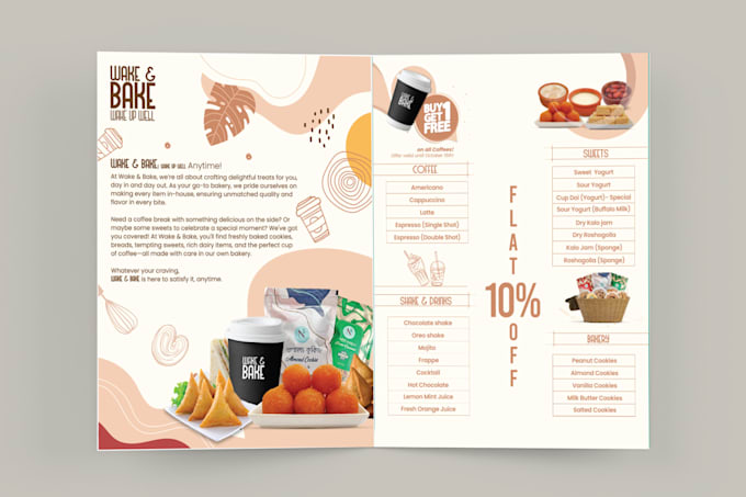 design roller banner and leaflet design or poster design
