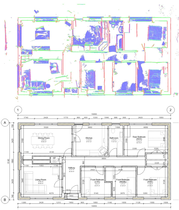 do revit models from point clouds